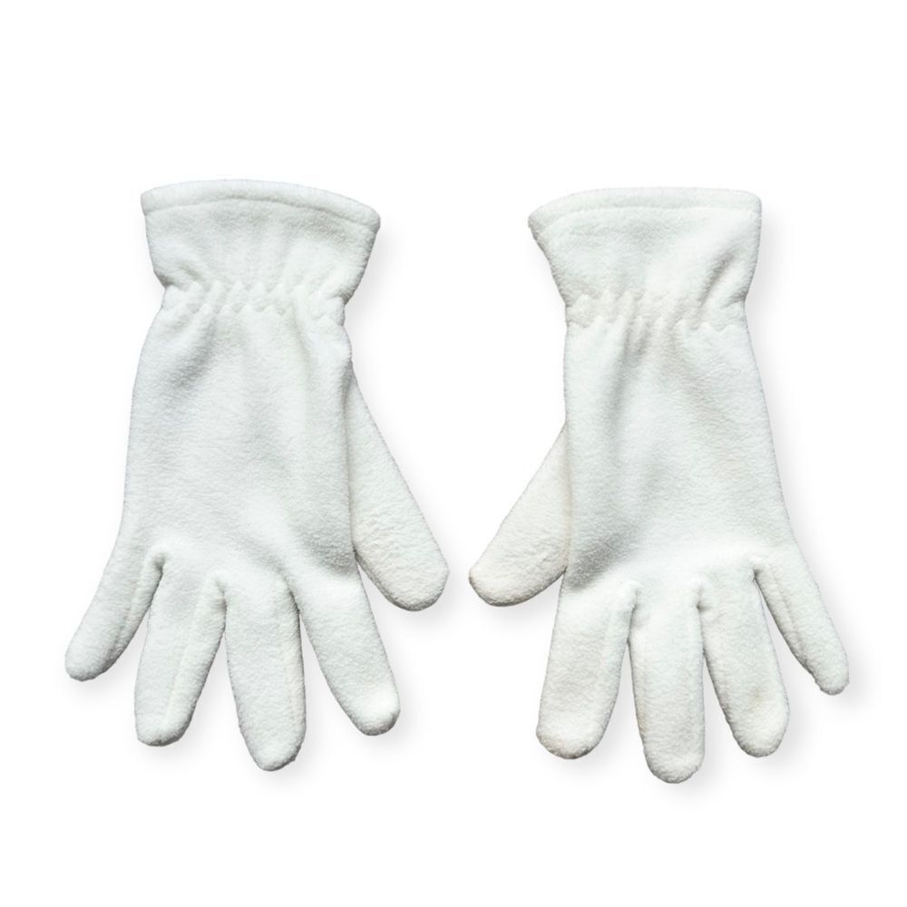 🔃White Fleece Gloves